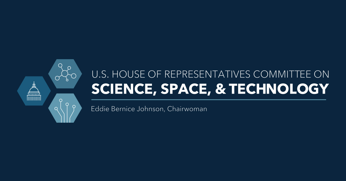 us house of reps science, space, and technology committee logo