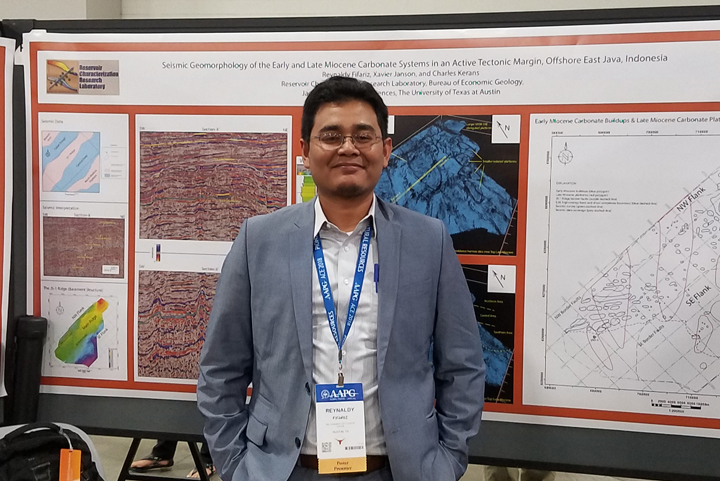 Fifariz presenting at the AAPG 2018 ACE