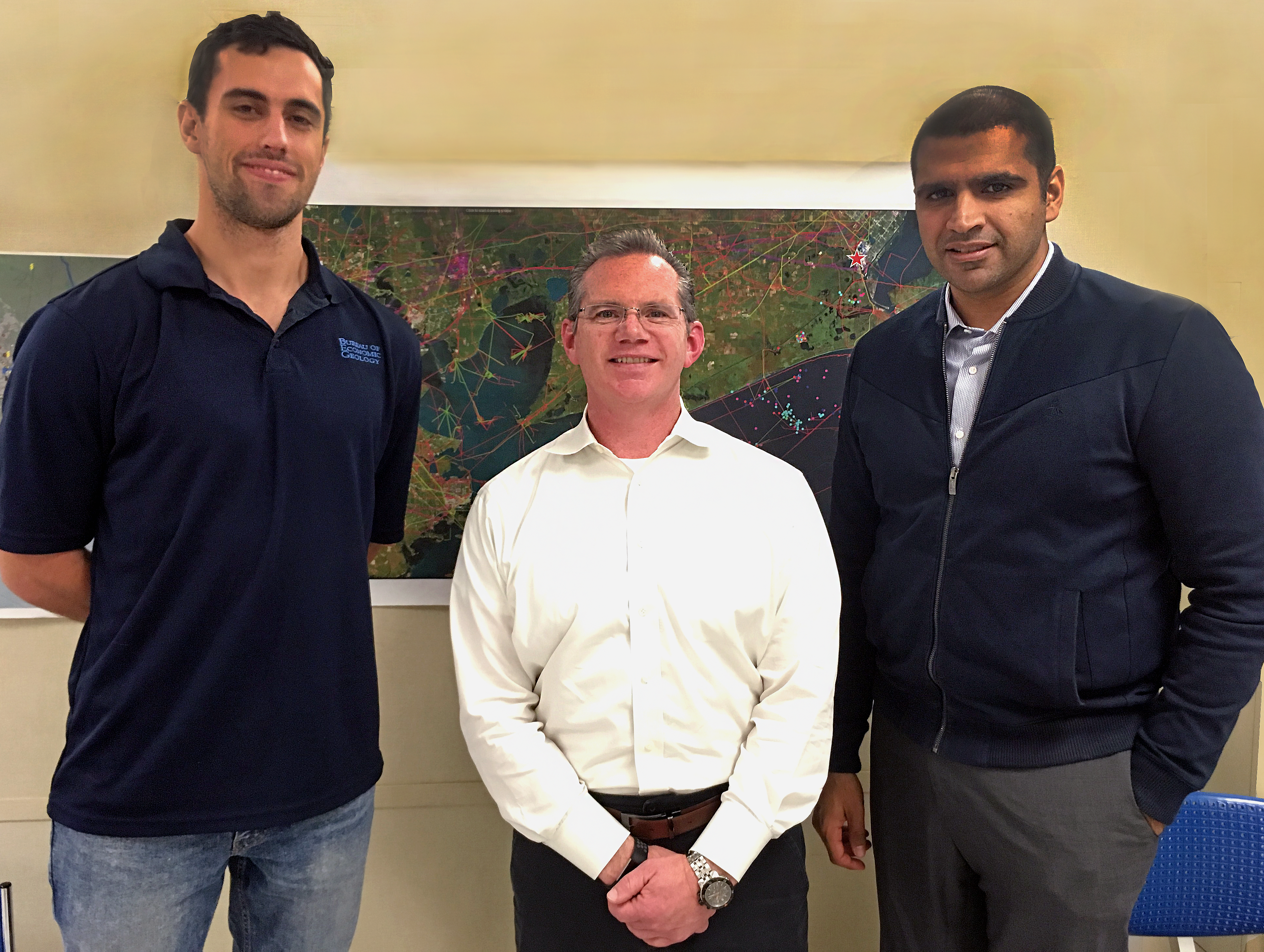Peter Tutton of GCCC with Ray McKaskle and Darshan Sachde from Trimeric Corporation