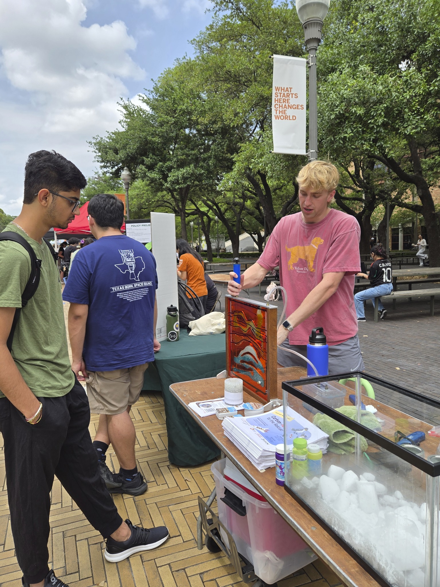 Cecil Armstrong at UT Earth Day Fair