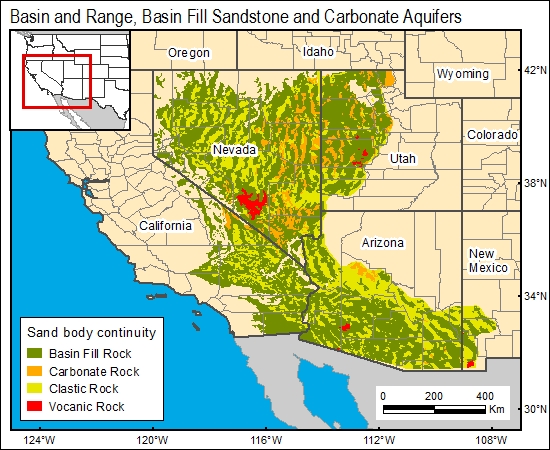 Basin Fill Sandstone and Carbonate Aquifers, Basin and Range (06 ...