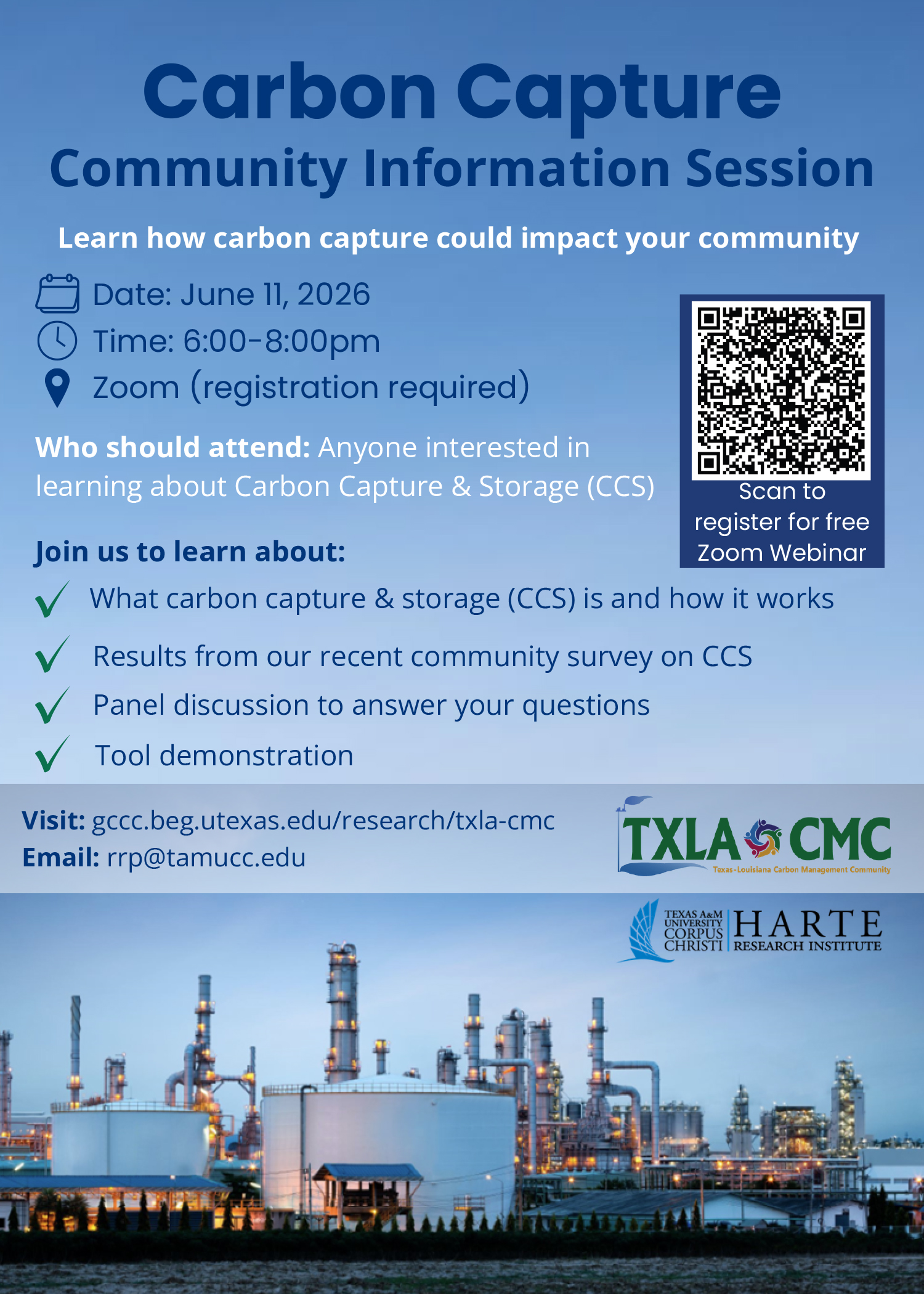 Carbon Capture Community Information Session